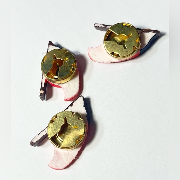 US flag Resin Button Covers Set of 3 - Picture 3 of 3